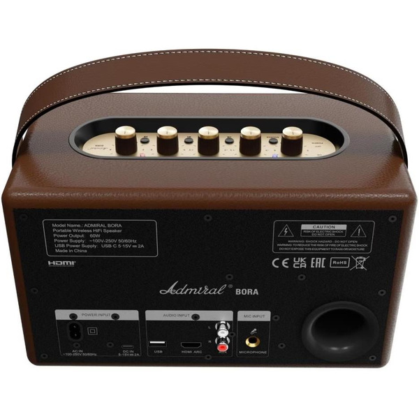 Беспроводная колонка Admiral Bora (коричневый)
