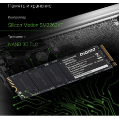 Накопитель SSD DIGMA Mega S3 1Tb DGSM3001TS33T