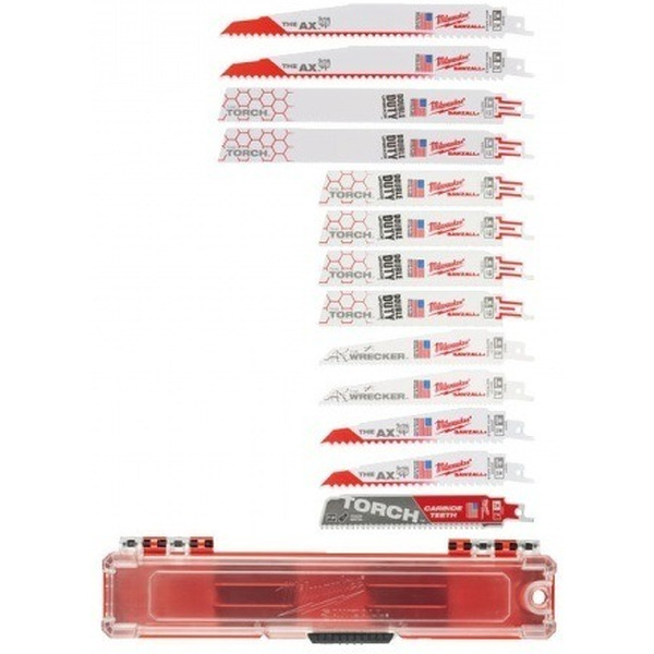 Набор полотен для сабельной пилы Milwaukee 49222231 13 предметов