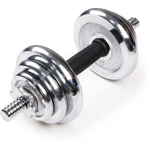 Набор хромированных гантелей AMETIST 20 кг (в чемодане)