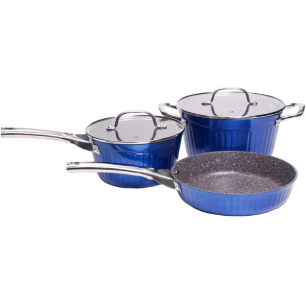 Набор посуды Galaxy Line GL9515 (синий)