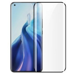 Защитное стекло CASE 3D для Xiaomi Mi 11 / Mi 11 Pro (черный глянец)