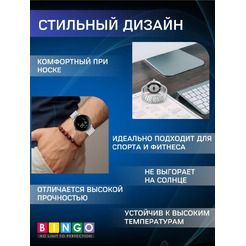 Ремешок Bingo Stainless для GOOGLE Pixel Watch 3 45мм (черный)
