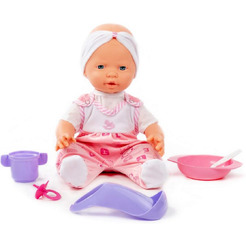 Пупс Полесье Веселый с соской и набором для кормления 86754