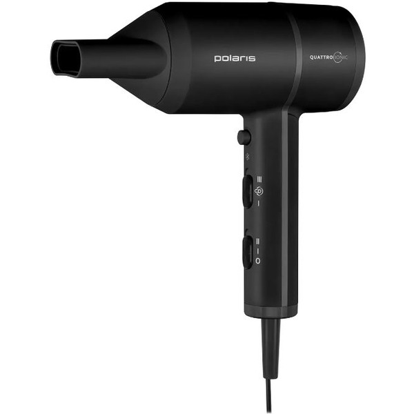 Фен Polaris PHD 2044Ti Quattro Ionic (черный)
