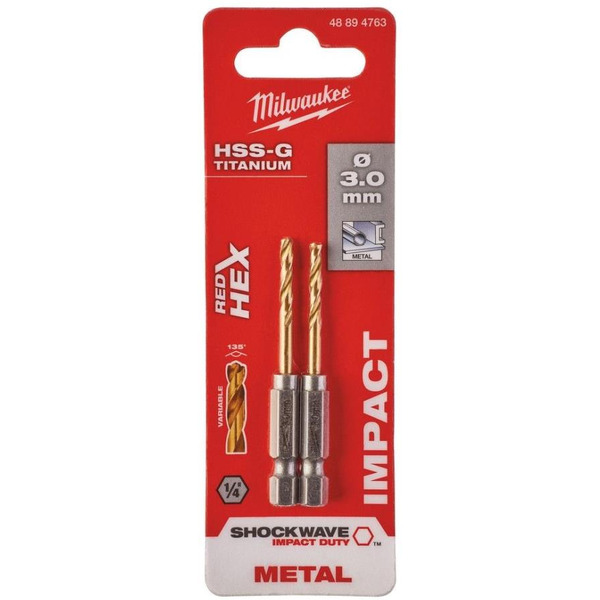 Сверло по металлу Milwaukee HSS-G Ti. D 48894763