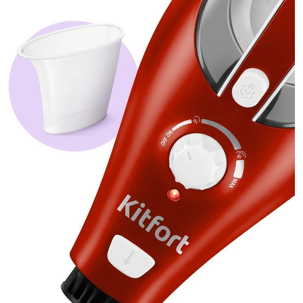 Паровая швабра KITFORT KT-1005-2 красный