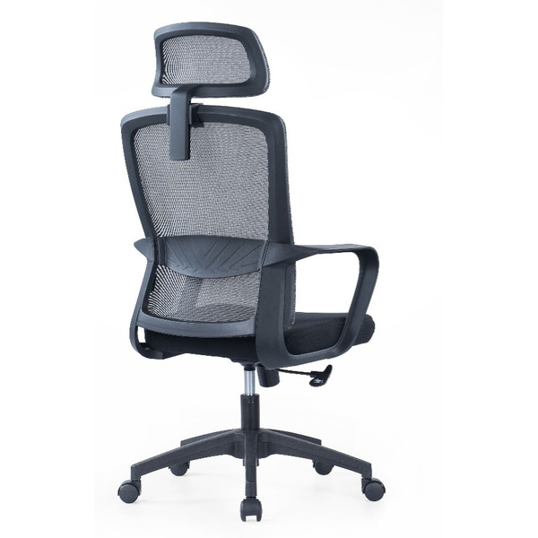 Кресло компьютерное SitZone U-060A сетка/ткань,черный,крестов.пластик