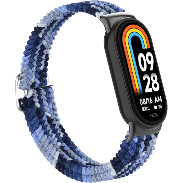 Ремешок Bingo Braided для Xiaomi Mi Band 8 (оттенки синего)