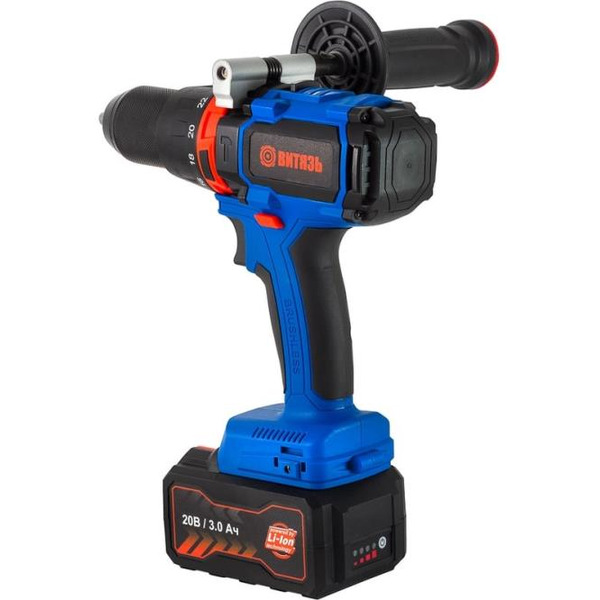Дрель-шуруповерт Витязь ДА-424-2 (с 2-мя АКБ, кейс)