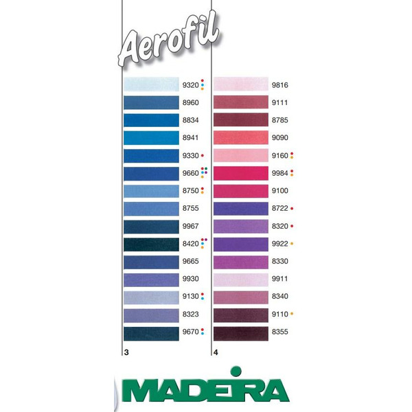 Нитки швейные АЭРОФИЛ 9160 №120 400 м