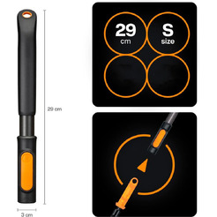 Ручка для черенка Fiskars S 1080548 (29см, алюминий)