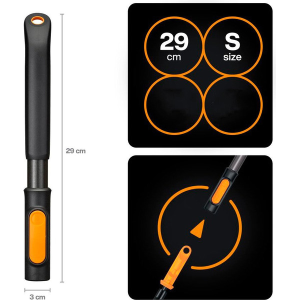 Ручка для черенка Fiskars S 1080548 (29см, алюминий)