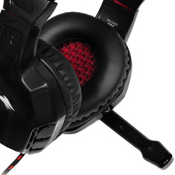 Наушники Oklick HS-L320G Phoenix (черный/красный)