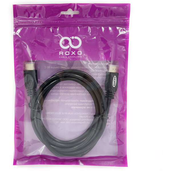 Кабель HDMI package ROXO VSD-1003 2 m ver.2.0