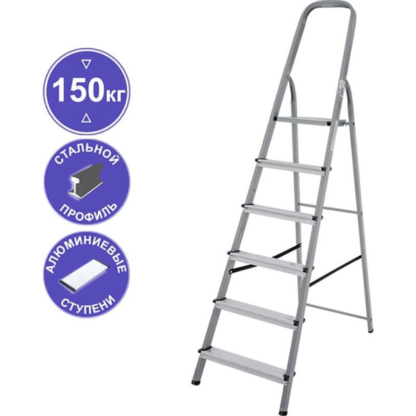 Лестница-стремянка Новая высота NV1130 6 ступеней (1130106)