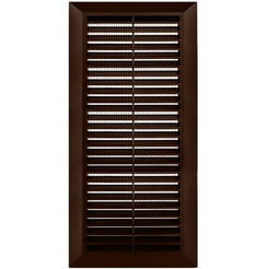 Решетка с сеткой от насекомых Awenta Classic T63BR 14x28 (коричневый)