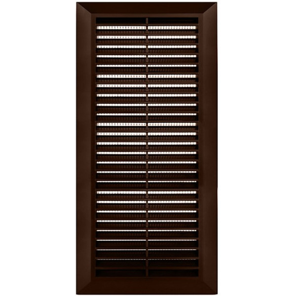 Решетка с сеткой от насекомых Awenta Classic T63BR 14x28 (коричневый)