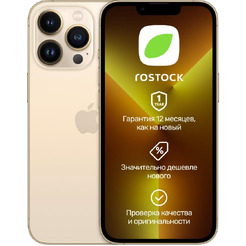 Смартфон Apple iPhone 13 Pro 128Gb SIM+eSIM восстановленный Rostock Грейд B (золотой)