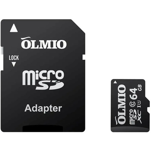 Карта памяти Olmio microSDXC 64GB UHS-I U3