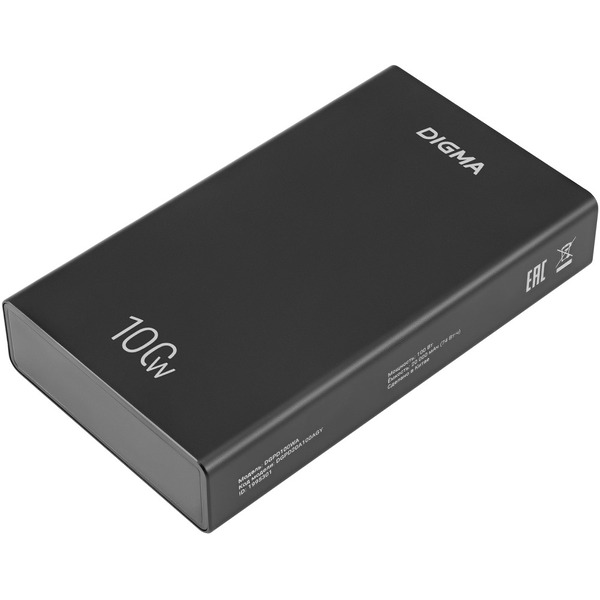 Портативное зарядное устройство Digma DGPD100WA 20000mAh