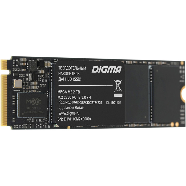 SSD Digma Mega M2 2TB DGSM3002TM23T