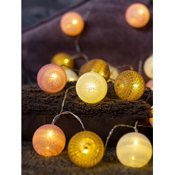 Светодиодная гирлянда ArtStyle Нитяные шарики CL-N224WW