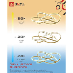 Светильник светодиодный IN HOME ESTETIKA DALI-HL-120GL (4690612062396)