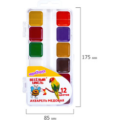 Краски акварельные ЮНЛАНДИЯ 192362