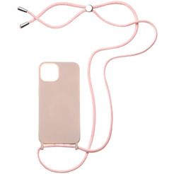 Бампер Bingo Lanyard для Apple iPhone 13 (персиковый)