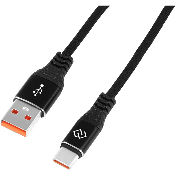 Кабель Digma DG-USBA-С-1M-27W USB Type-A - USB Type-C (1 м, черный)