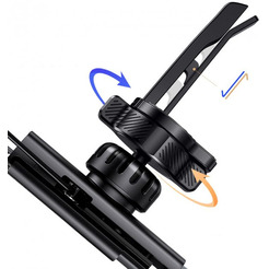 Автомобильный держатель USAMS US-ZJ058 Retractable Gravity ZJ058ZJ01 (черный)