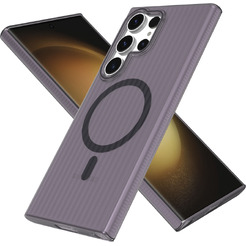 Задняя накладка CASE Translucent Strip Samsung Galaxy S23 Ultra, черный