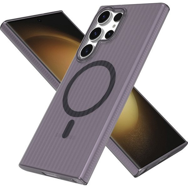 Задняя накладка CASE Translucent Strip Samsung Galaxy S23 Ultra, черный