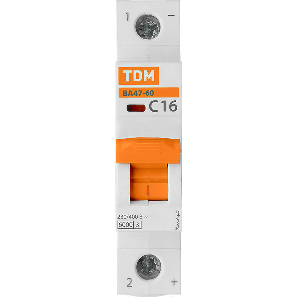 Выключатель автоматический TDM ВА 47-100 3Р 100А (C) 10кА SQ0207-0077