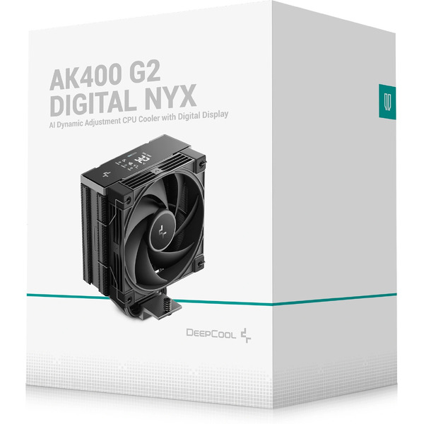 Кулер для процессора DeepCool AK400 G2 Digital NYX R-AK400G2-BKNNMN-GJD-1 + термопаста DS9 3.5г (R-DS9-GY035C-G)
