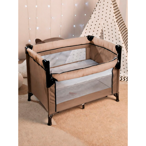 Кровать-манеж Martin Noir Nearby (Elan Вrown)