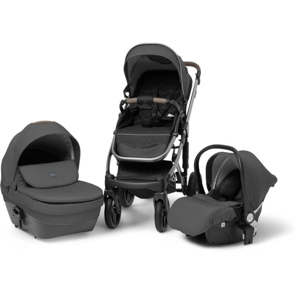 Детская универсальная коляска Bubago Rosano 3 в 1 BG 164-2 (темно-серый)