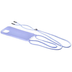 Бампер Bingo Lanyard для Apple iPhone 13 (фиолетовый)