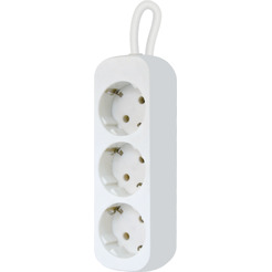 Удлинитель с заземлением DEFENDER E318 БЕЛЫЙ