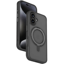 Магнитный чехол Momax CaseForm Roller для iPhone 16 Plus MRAP24LD (черный)