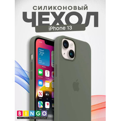 Бампер Bingo Silicone Case для APPLE iPhone 13 Оливковый