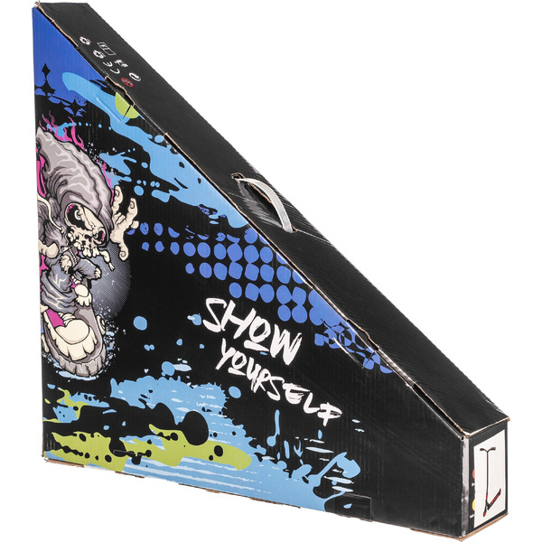 Самокат трюковый Ricos Flash JL-300A-4 (черный/красный)