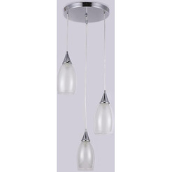 Подвесной светильник Ambrella Light Traditional TR3548 прозрачный/хром 3хЕ14