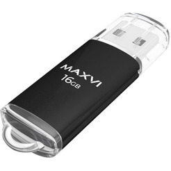 USB флеш-накопитель Maxvi MP 16GB 2.0 black