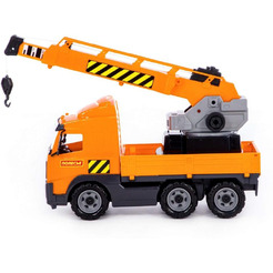 Автомобиль-кран Полесье с поворотной платформой 8824