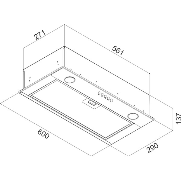 Вытяжка CIARKO SL-Box II 60