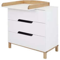 Детский комод MOWbaby Lilla 113 (Cloud White)