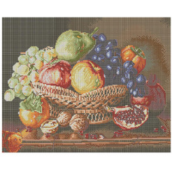 Картина стразами (алмазная мозаика) ОСТРОВ СОКРОВИЩ «Дары осени» 662416