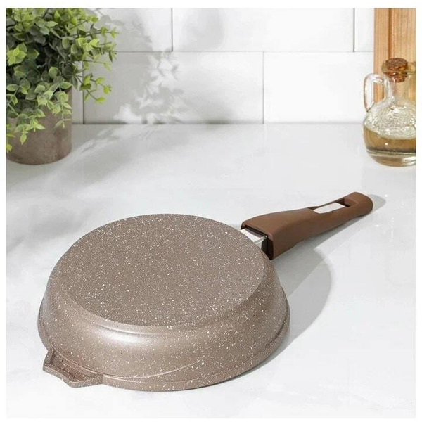 Сковорода Мечта Гранит M22806 (коричневый)